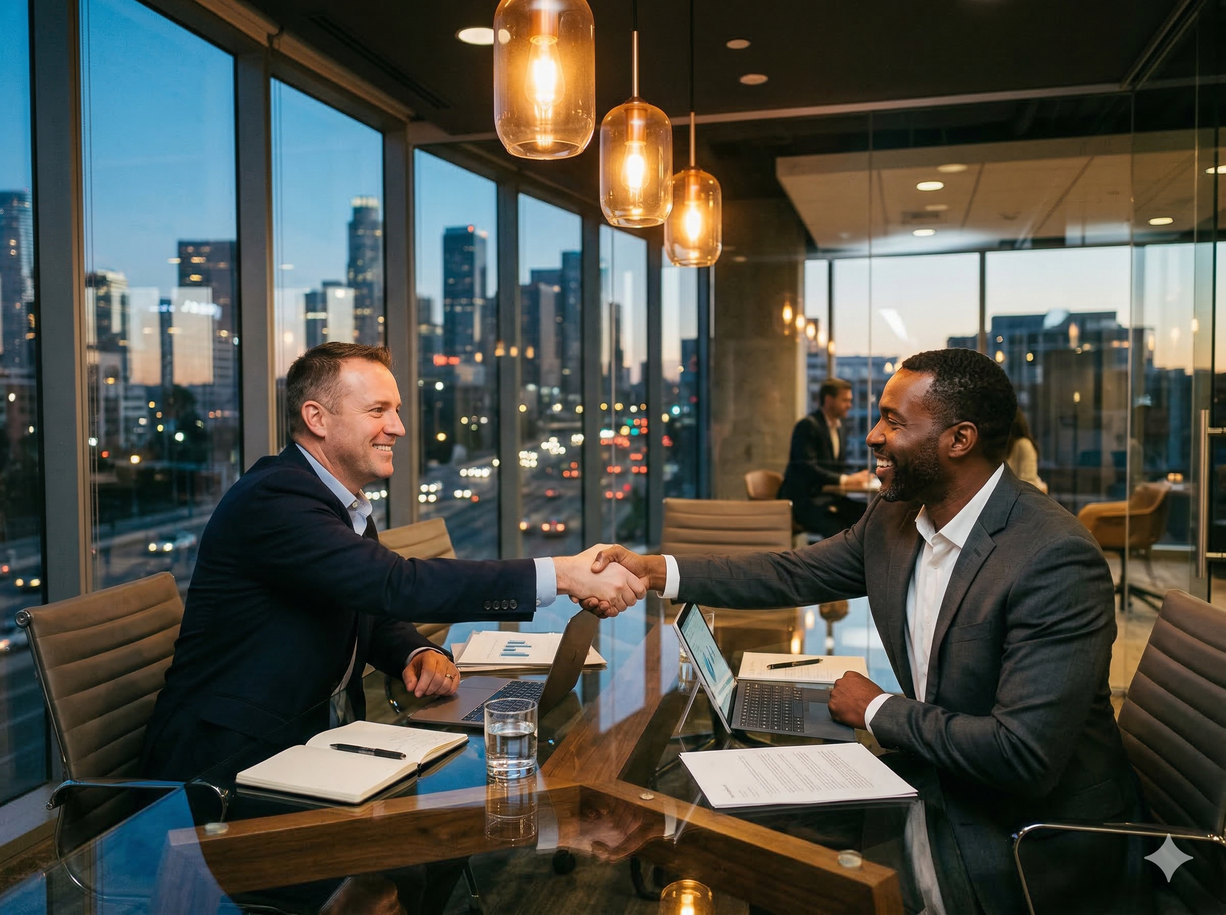 Professional business meeting